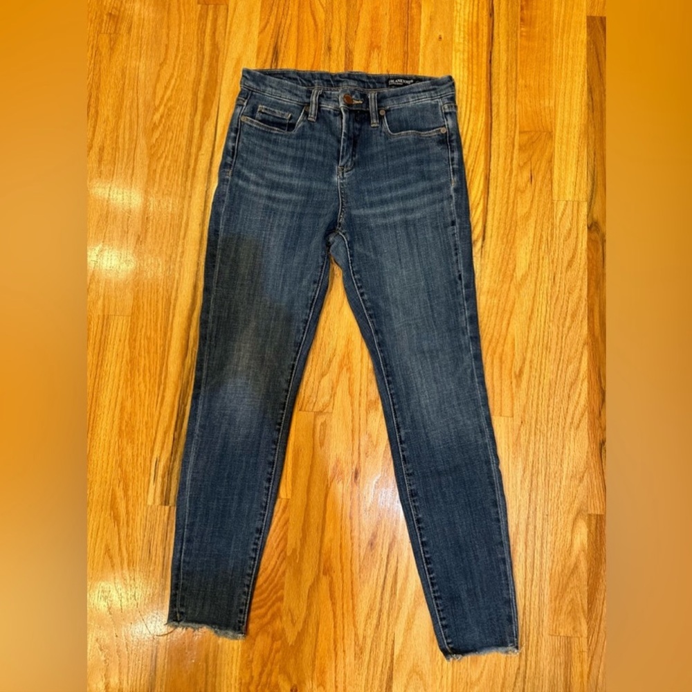 Blank NYC blue mid rise skinny leg jeans